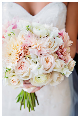 gorgeous pink bouquet by modern day floral